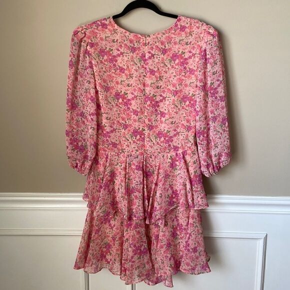 Nwt Do + Be Pink Floral Dress Small - Picture 5 of 15
